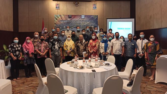 Asistensi Kepada Dunia Usaha Tentang Dumping dan Tindakan Anti Dumping, KADI bekerja sama dengan DPK APINDO Kota Semarang