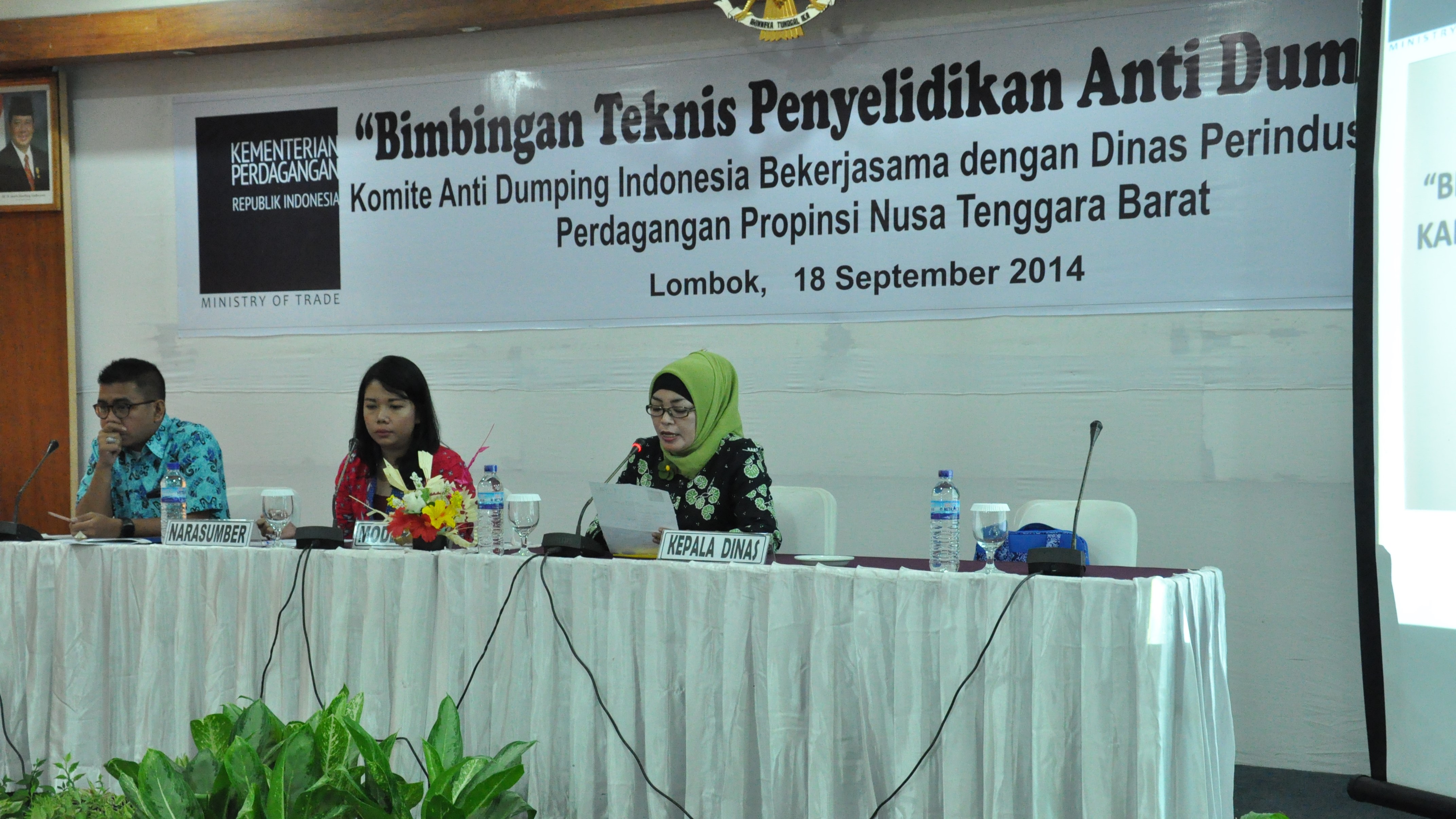 Bimbingan Teknis Penyelidikan Anti Dumping di Lombok
