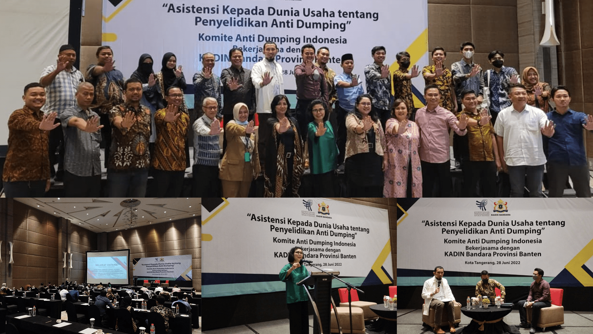 KADI Melaksanakan Kegiatan Asistensi Kepada Anggota KADIN Bandara Provinsi Banten Tentang Penyelidikan Antidumping
